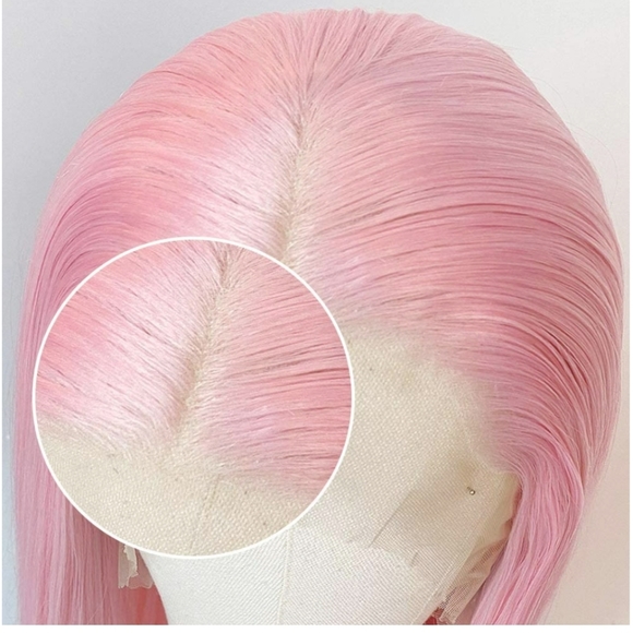 Pink wig main image 5